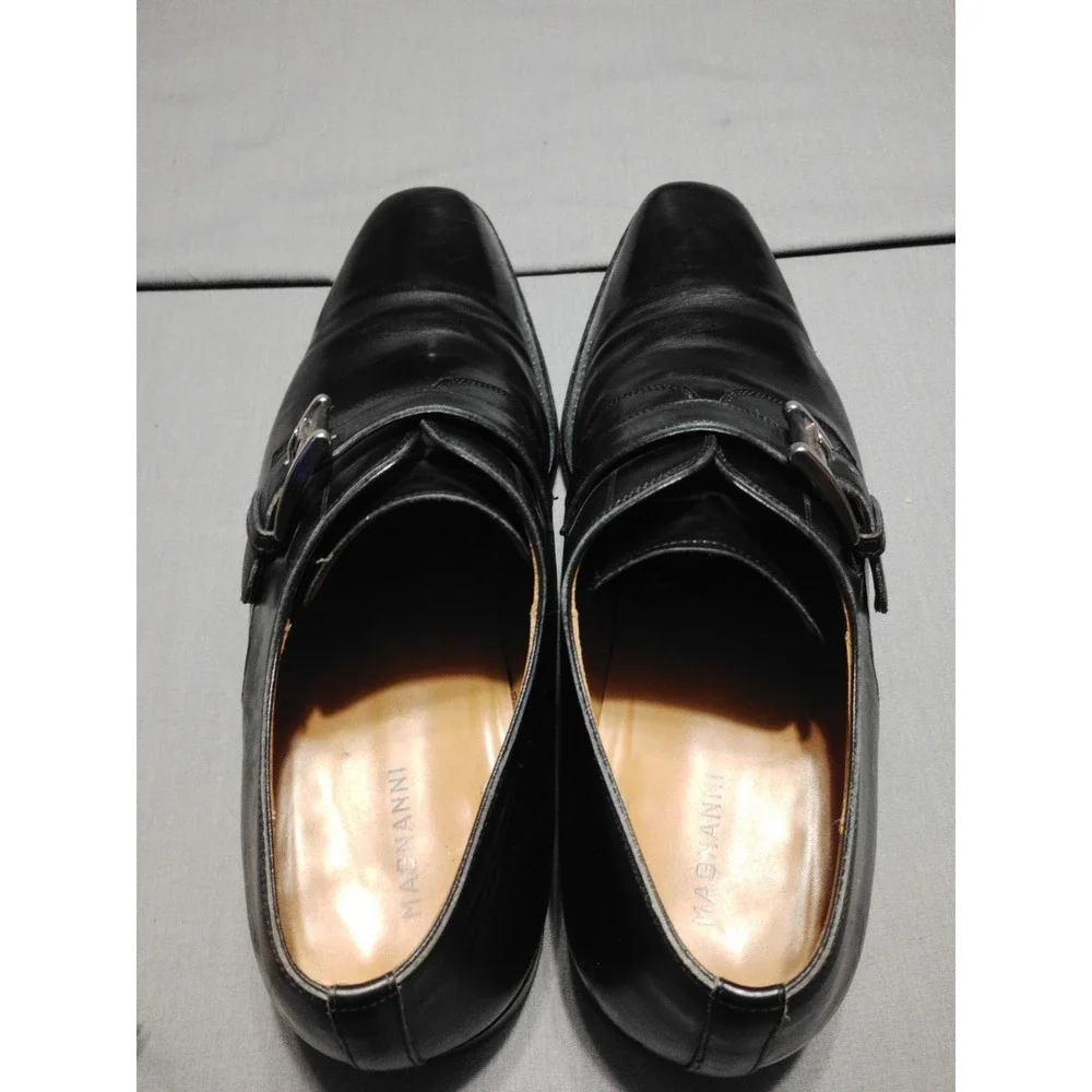 Magnanni MARCO CUERO 13276 Single Monk Strap Men 12 Hand-stained Old Money Dress